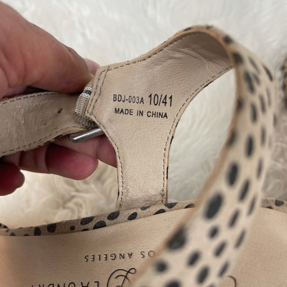 Chinese Laundry Cheetah Print Platform Sandal 10 NWOB - Picture 7 of 10